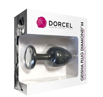 Plug ozdobny analny dorcel geisha diamond m 8cm